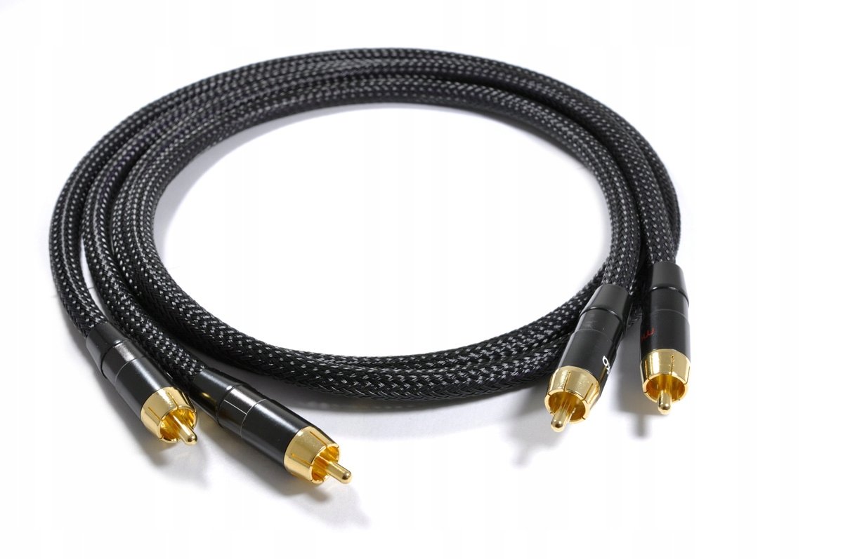 KABEL AUDIO BLACK 2xRCA MELODIKA MD2RD50 5,0m Stan opakowania oryginalne