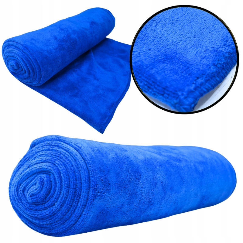 MasterWorx Ręcznik do osuszania auta niebieski 160x60 420g/m duży chłonny