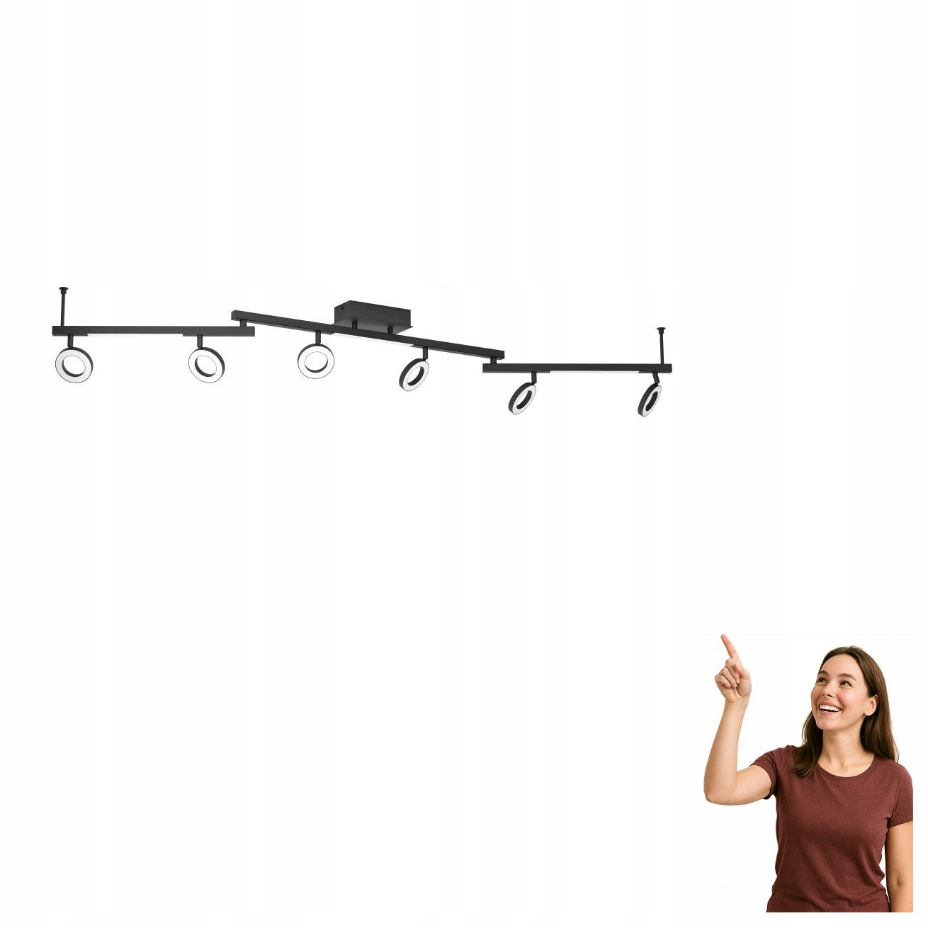 Led spotová reflektorová lampa 6x3,2W/3x3,3W Cardillio 1 900839 Eglo