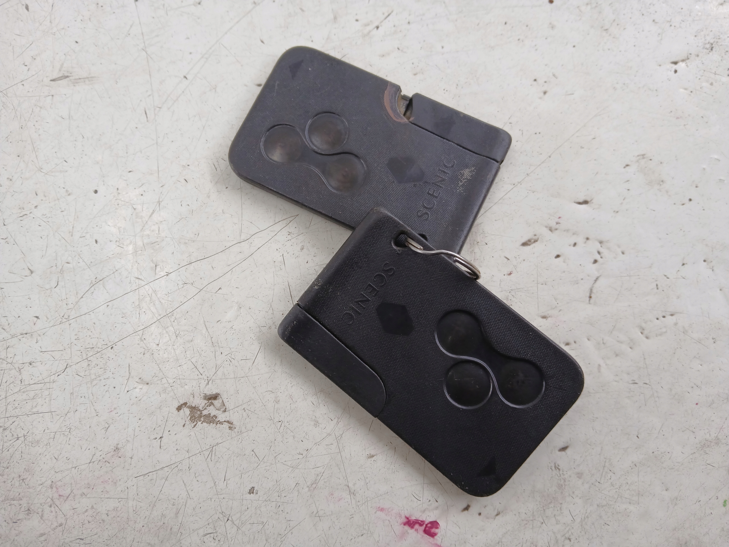 RENAULT SCENIC II KARTA key KOMPLET DWIE SZTUKI