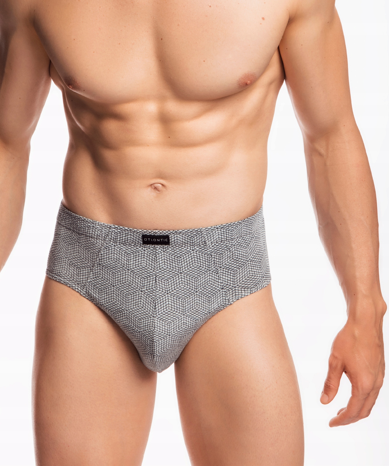 ATLANTIC majtki SLIPY SPORT MĘSKIE M zestaw 3-pak Rozmiar M