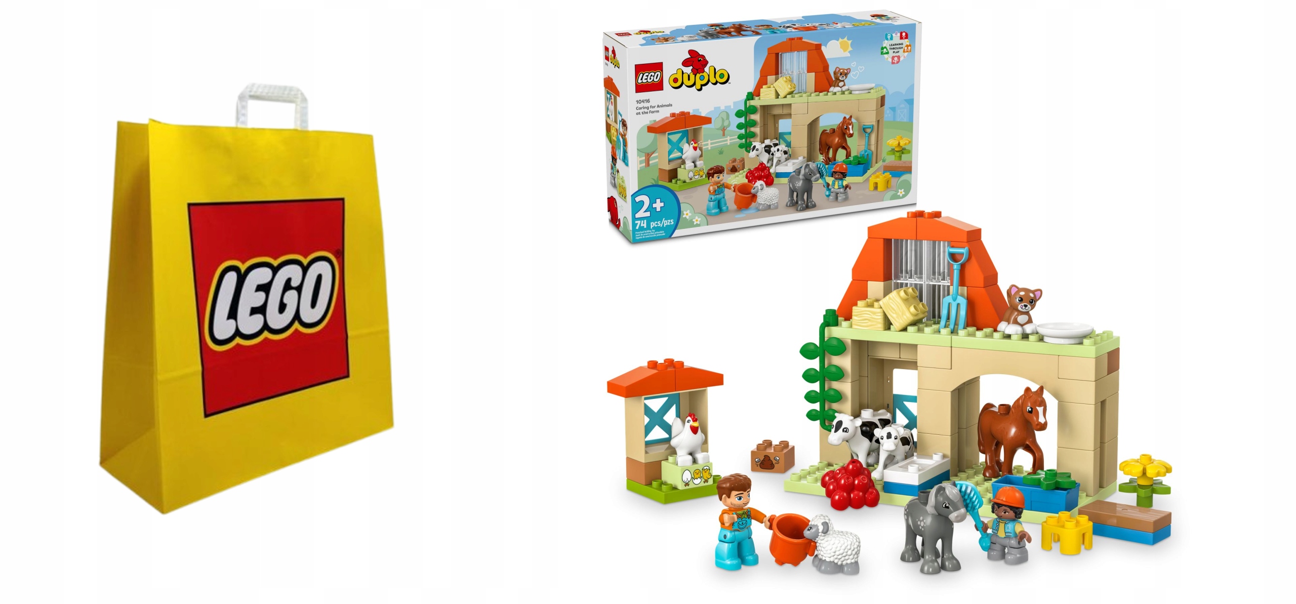stavebnice Lego Duplo 10416 Péče o zvířata na farmě taška Lego