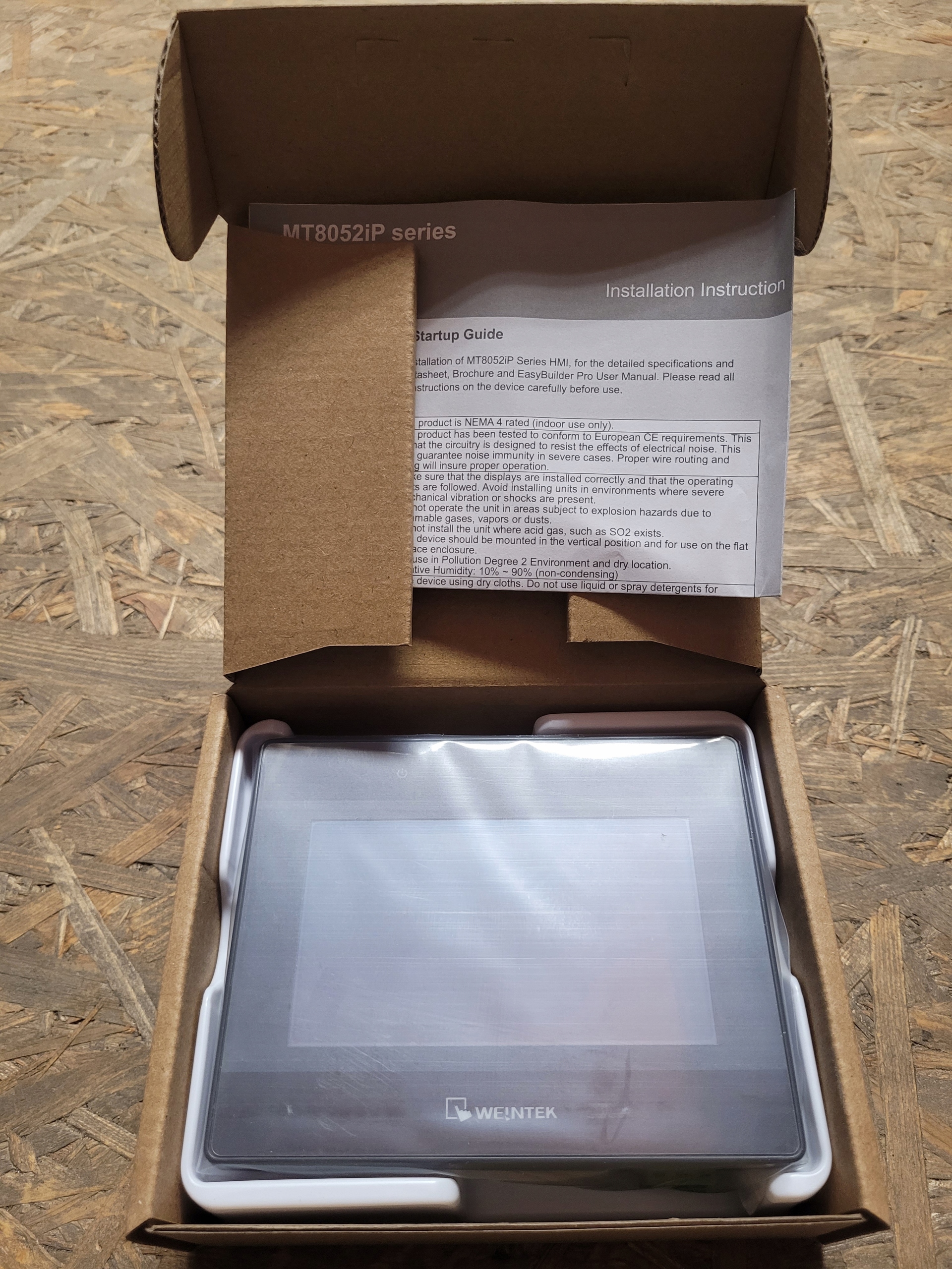 Panel operatorski HMI MT8052iP 4,3" WEINTEK Kod producenta MT8052iP