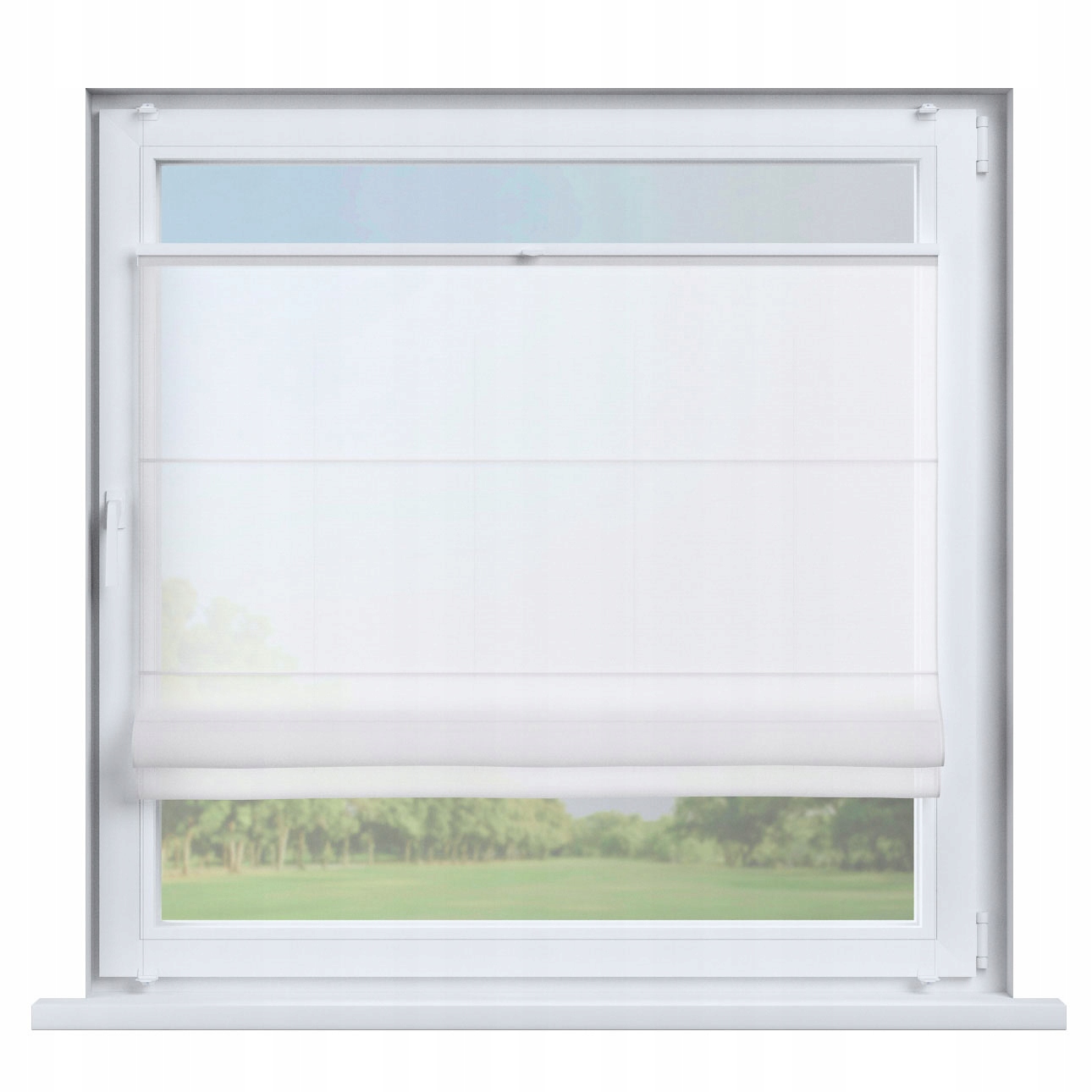 Dekoria Roleta plisé Římská Sicílie 100x170 bílá