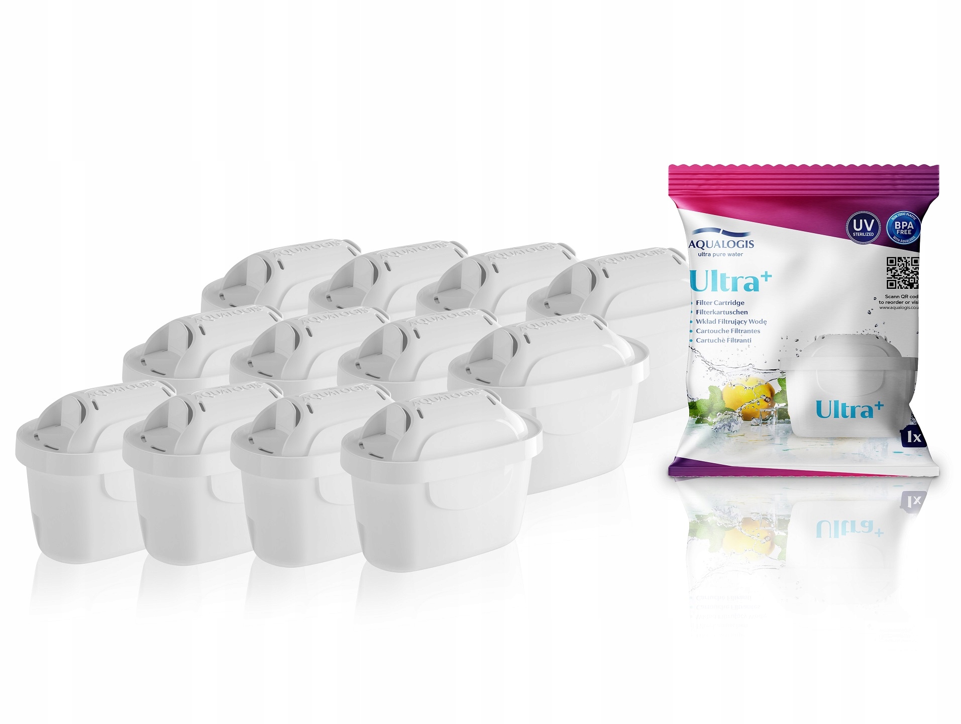 Filtrační vložka Ultra+ do konvice Brita Náhradní Maxtra Pro 12 ks