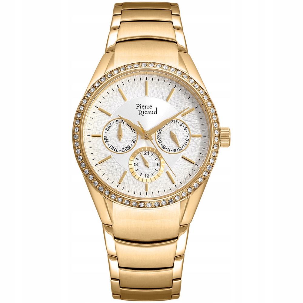 Dámské hodinky Pierre Ricaud P21032.1113QFZ zlaté