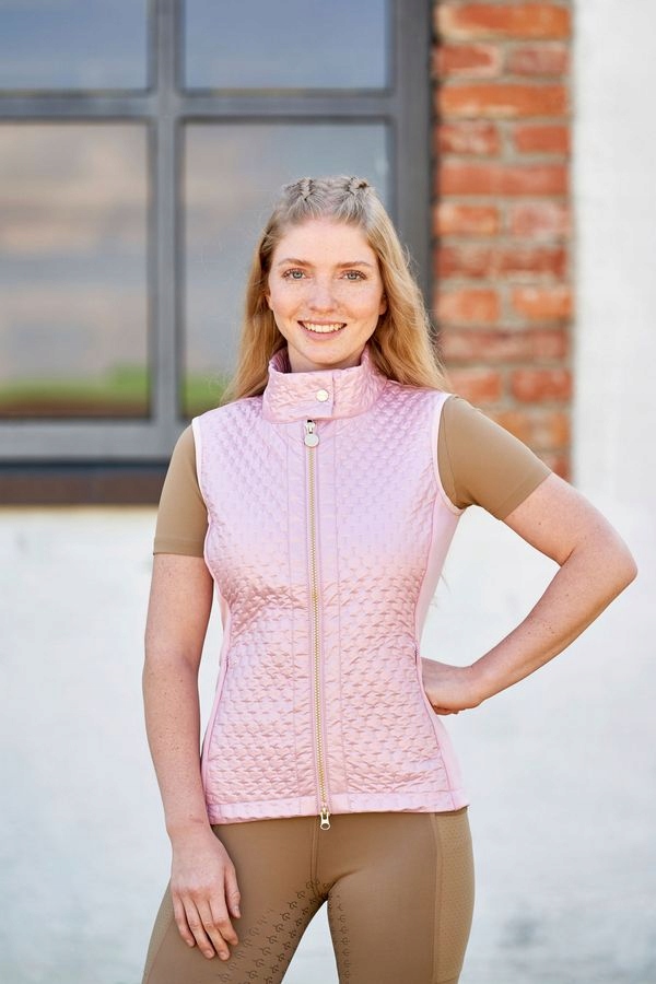 Bezrękawnik/kamizelka jeździecka Combi S/S23 Covalliero, Różowy Xs