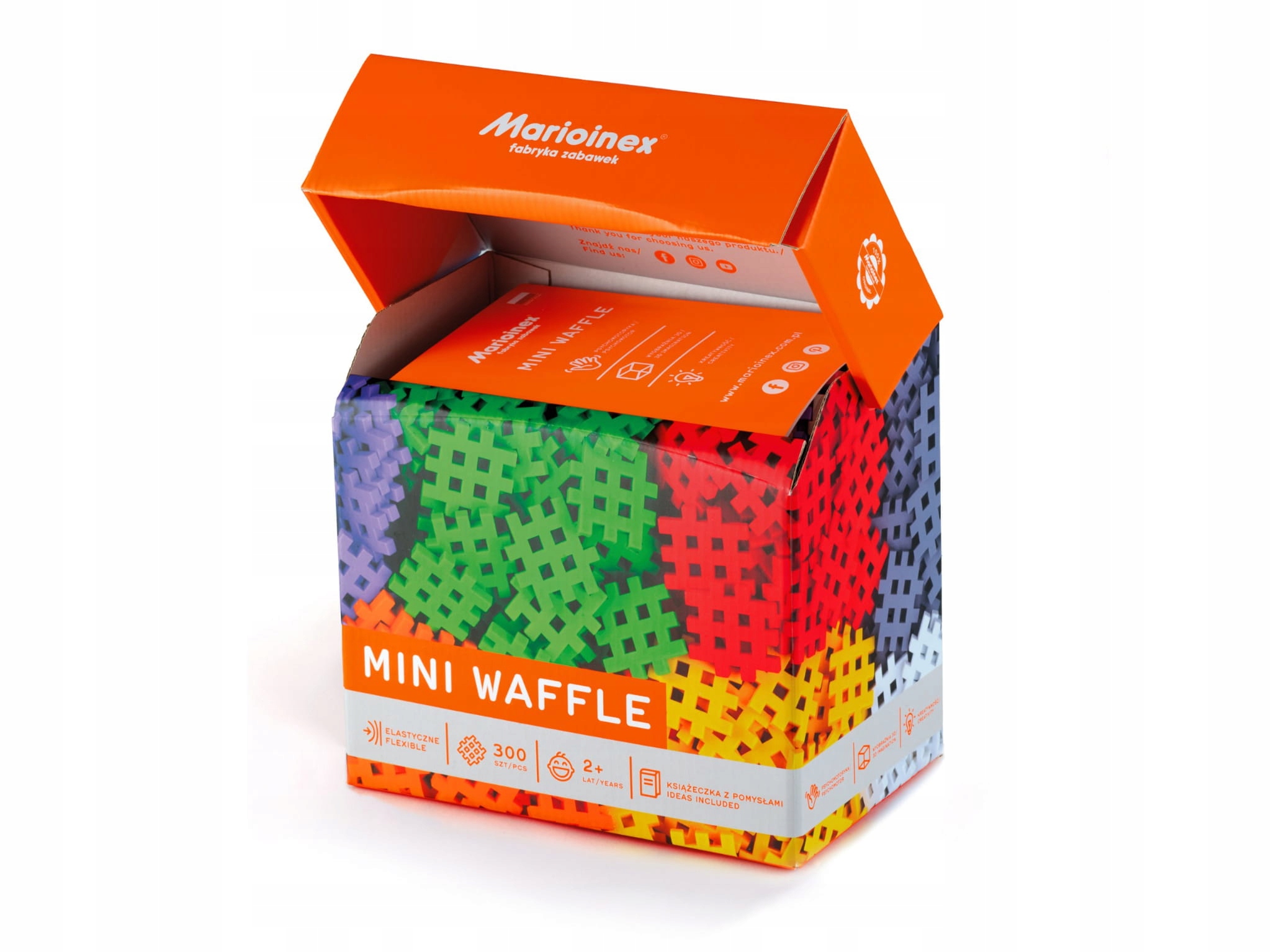 

Klocki konstrukcyjne mini wafle 300 elementów