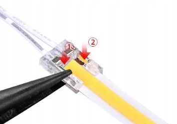 ZŁĄCZKA ŁĄCZNIK TAŚM LED COB UNIWERSALNY 4w1 10mm Marka inna