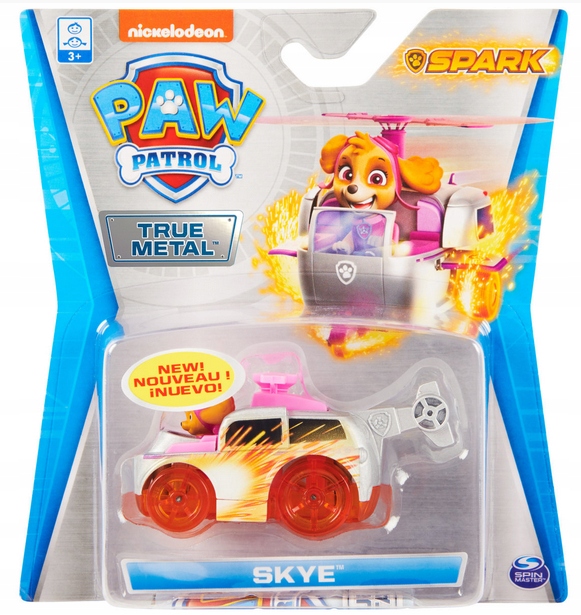 

Psi Patrol Skye Spark True Metal Nowy