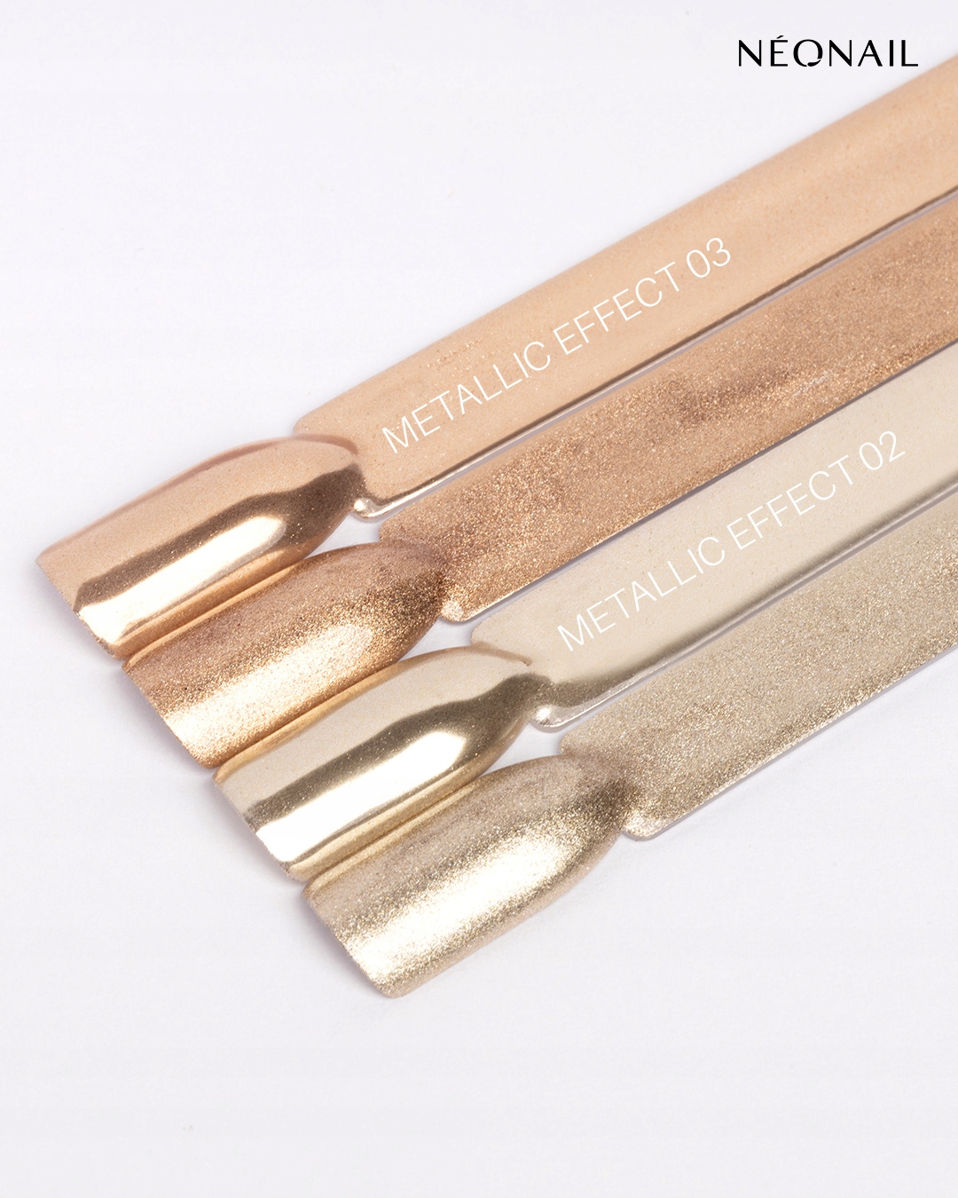 NEONAIL Pyłek do paznokci METALLIC EFFECT 02 Kolor dominujący złoty