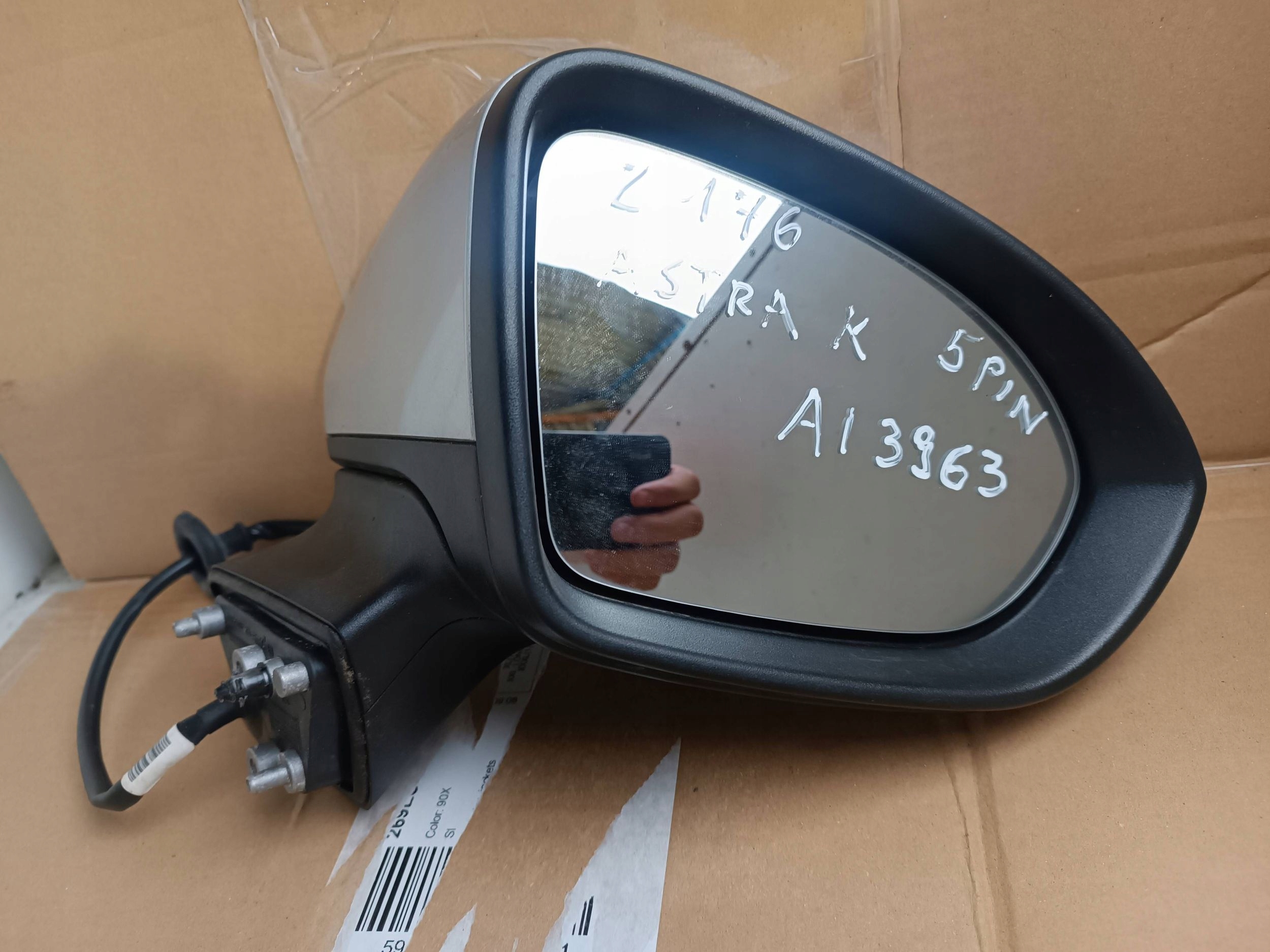 mirror right 5PIN OPEL ASTRA K KOMBI 2019R.