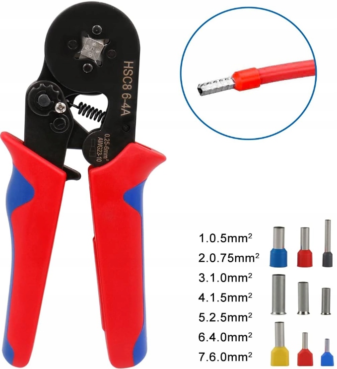 Zaciskarka Praska Do Tulejek Końcówek + Zestaw 1200 Tulejek Marka blurr