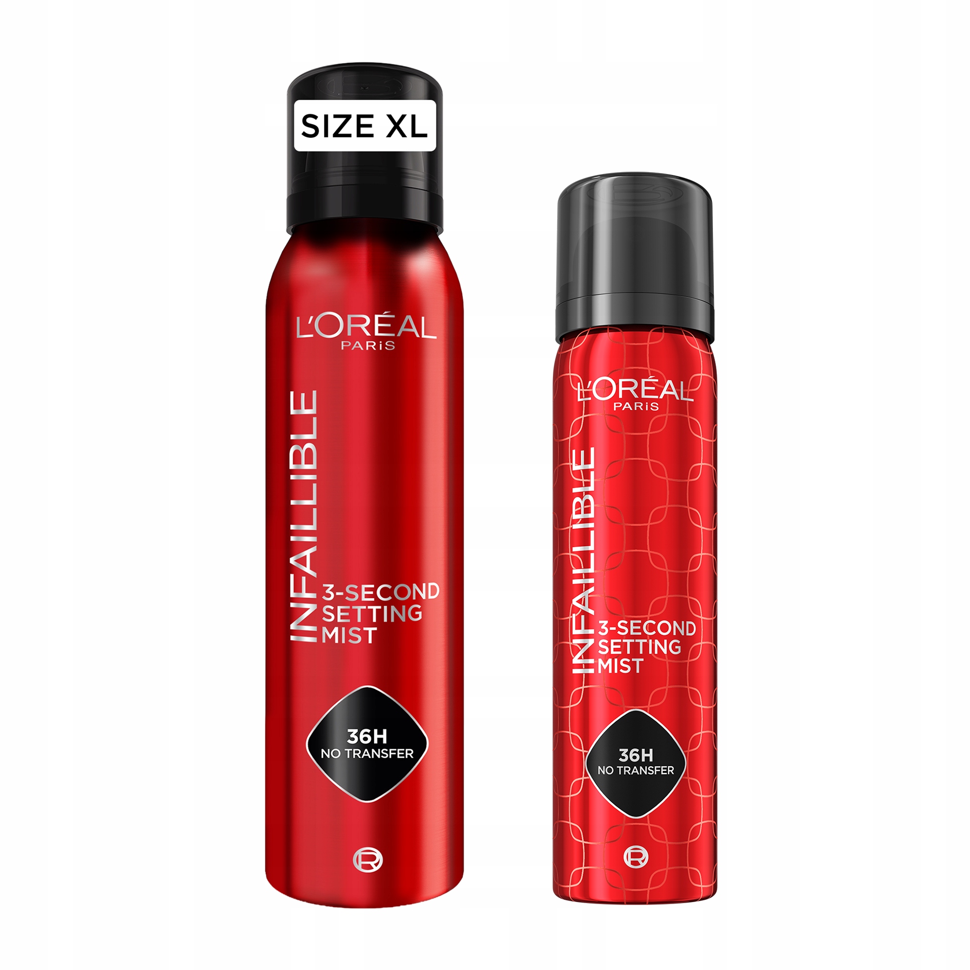 Zestaw L'Oréal Infaillible 3-Second Setting Spray Utrwalający Makijaż 225ml