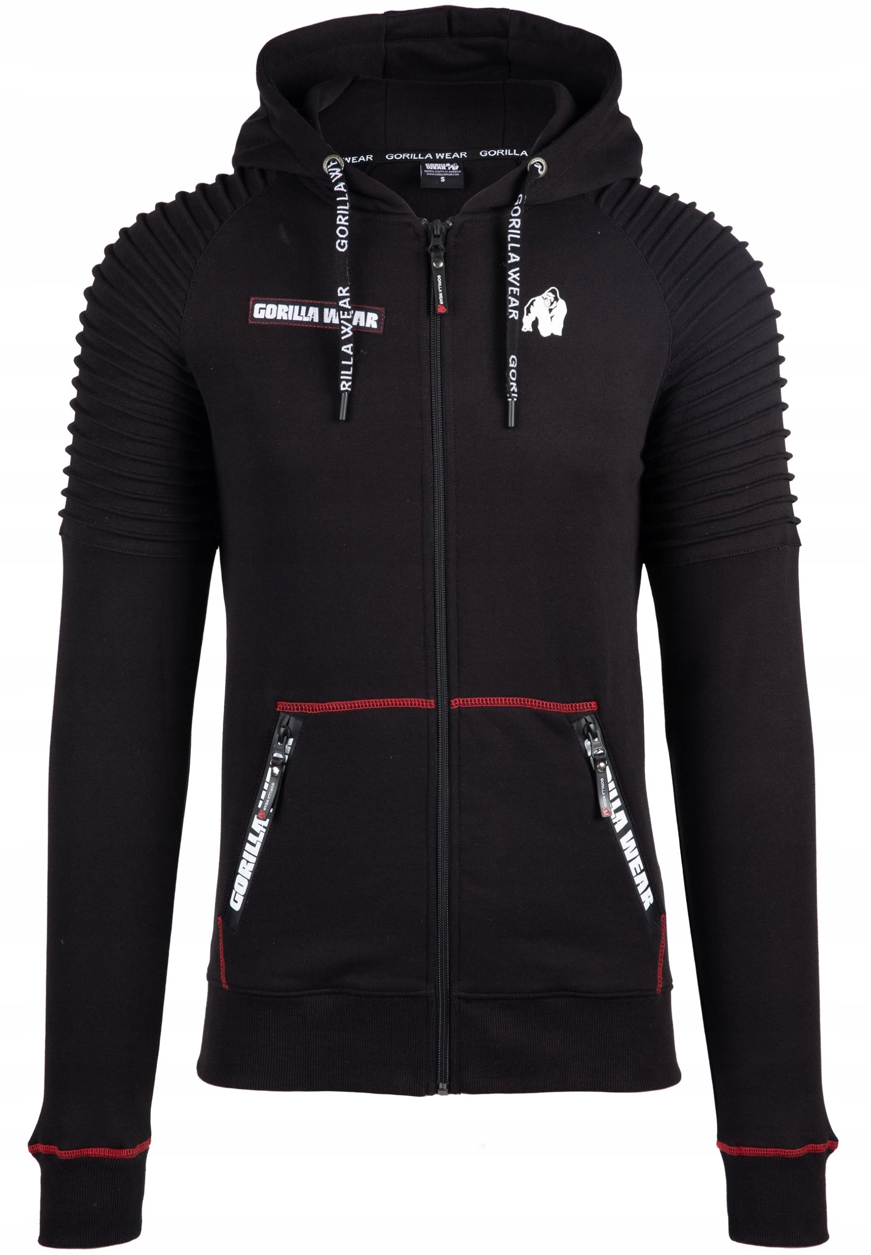 Bluza rozpinana z kapturem Georgia XL Czarny
