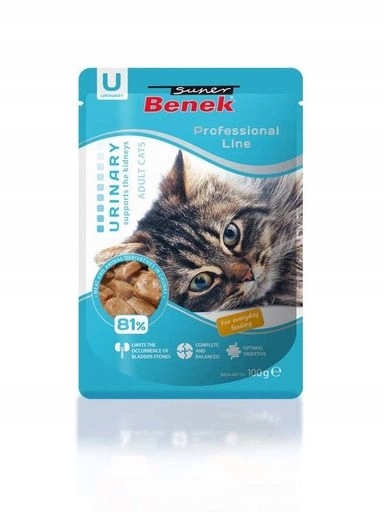 Levně 17x Benek Kapsička pro kočky s močovým měchýřem 100g