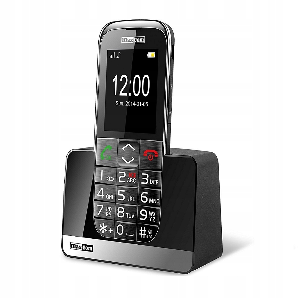Telefon komórkowy dla seniora Maxcom MM720 Stacja ładująca