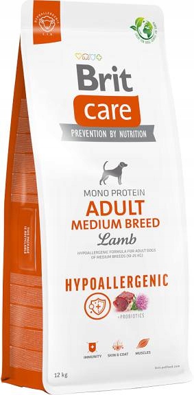 Brit Care Adult Medium Breed Lamb Rice 12kg