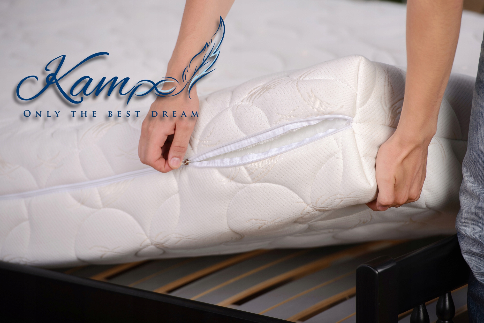 Pokrowiec na materac Silver 90X200 PIKOWANY !!! Marka Kam-Pol