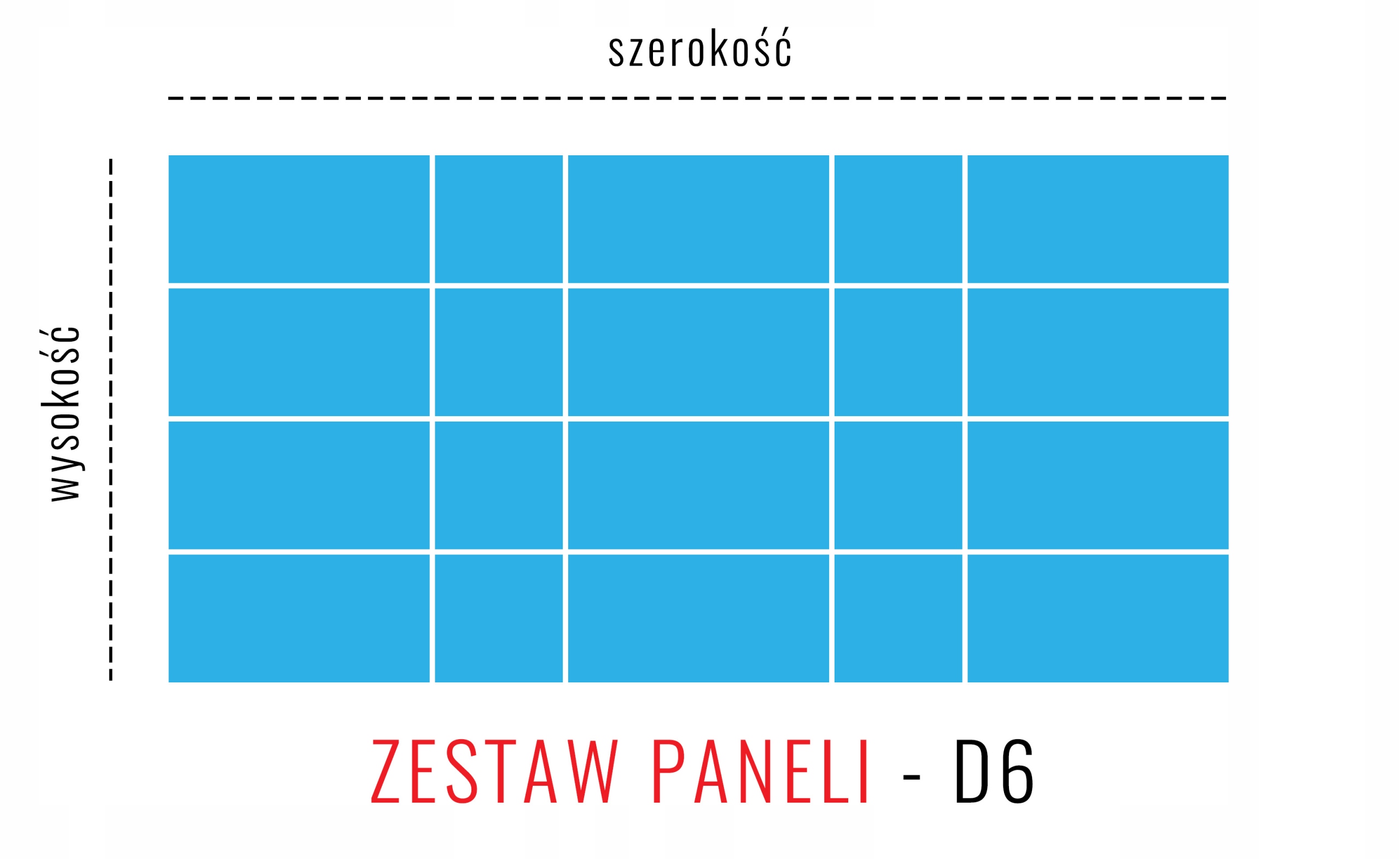 ZESTAW PANELI TAPICEROWANYCH panele na wezgłowie ZESTAW D6 200x100 cm Kod producenta 1