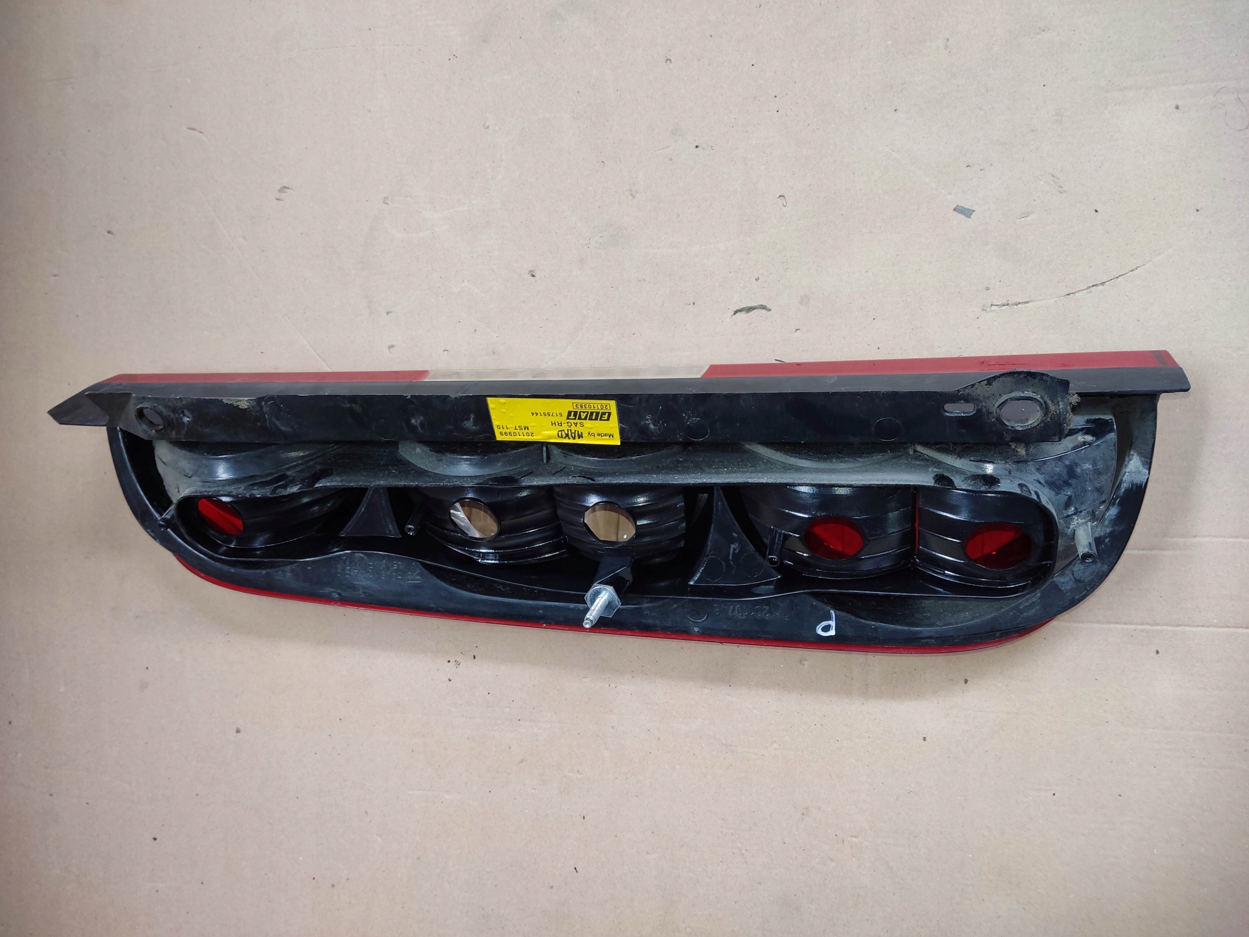 фонарь правый FIAT Doblo I РЕСТАЙЛИНГ 06-10 oem