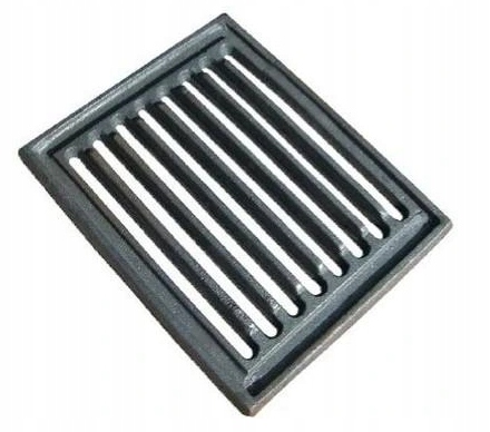 RUSZT WKŁAD PIECA KOMINKA PIECYKOWY KOZY ŻELIWNY 18,5x22cm RUSZT TABLICZKA