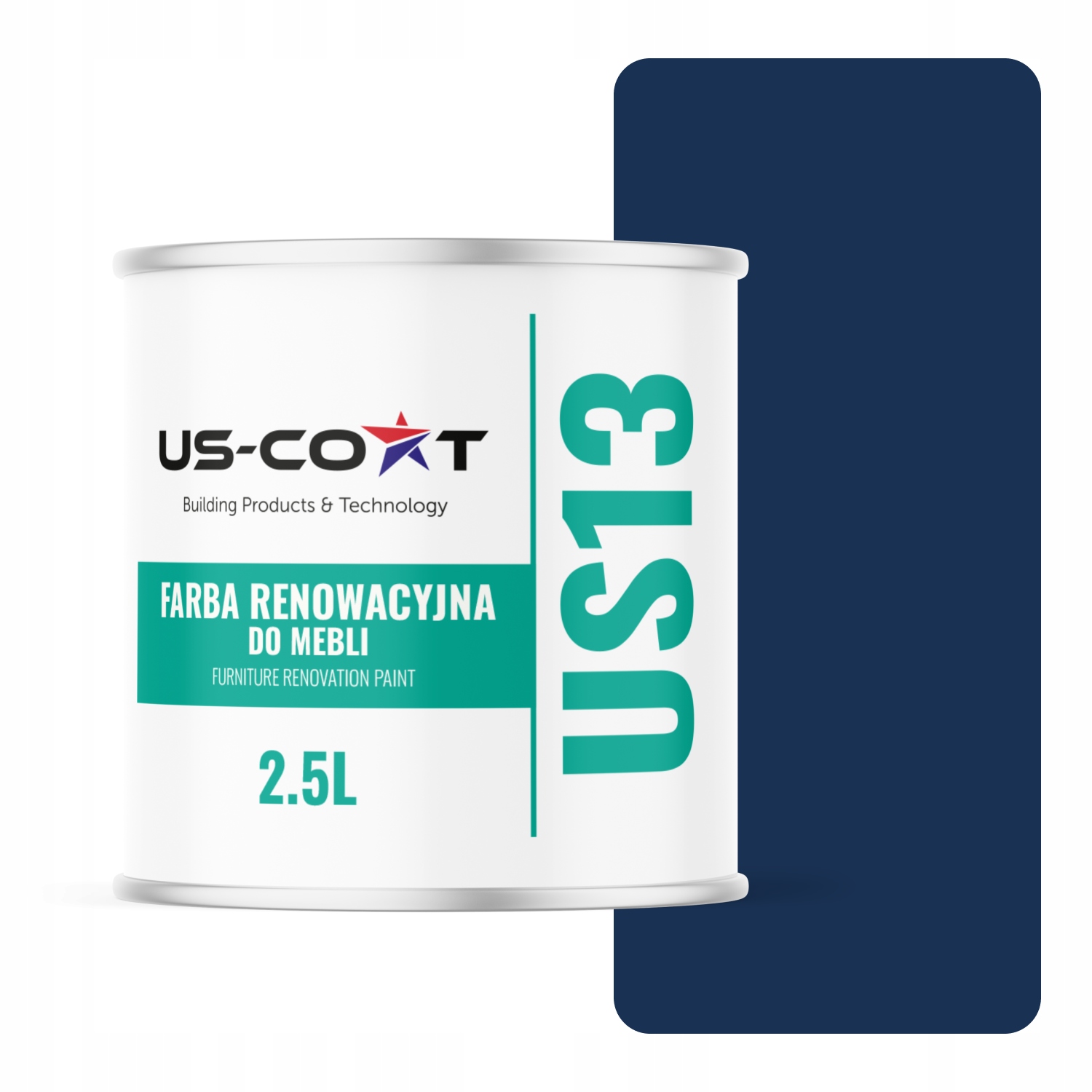 Farba Na Kuchynský Nábytok Predná Strana Modrá Kobaltová Ral 5013 Lesk 2,5 L