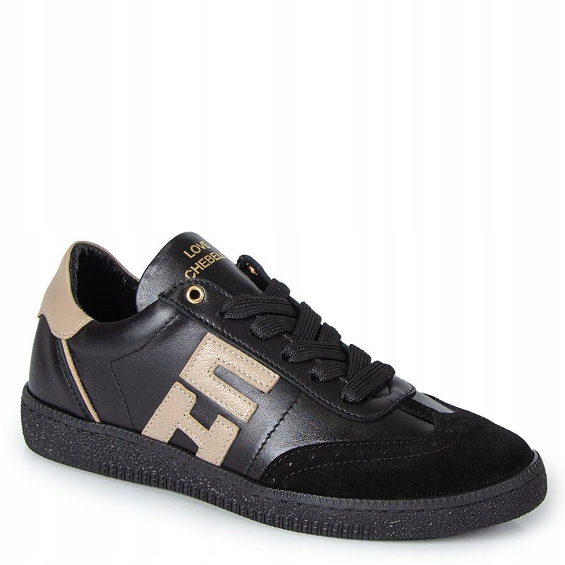 Chebello 4640 Černé Kožené Tenisky 40