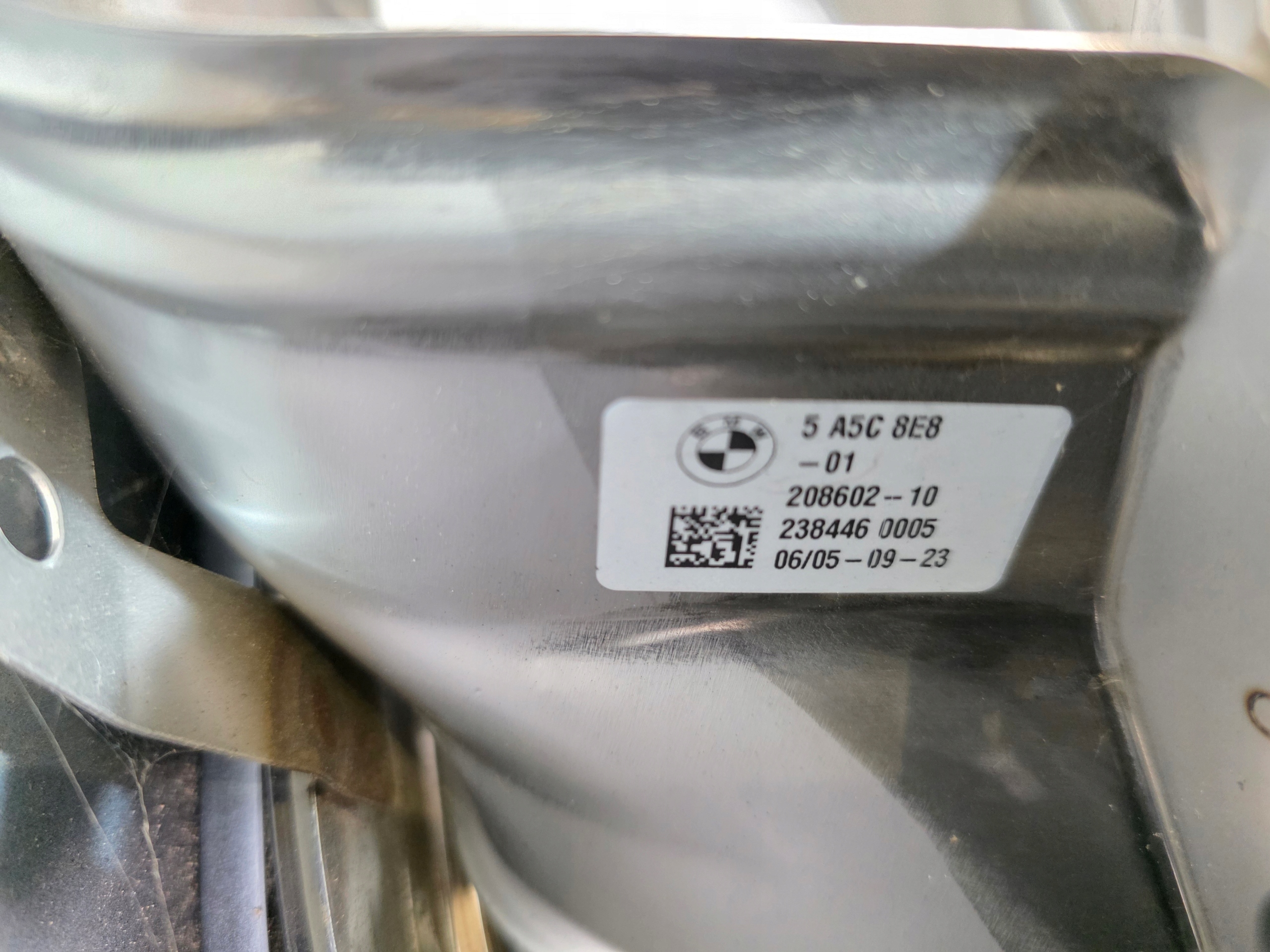 bumper rear BMW X7 G07 LCI m-packet 6XPDC C4P BROOKLYN GRAU METALLIC