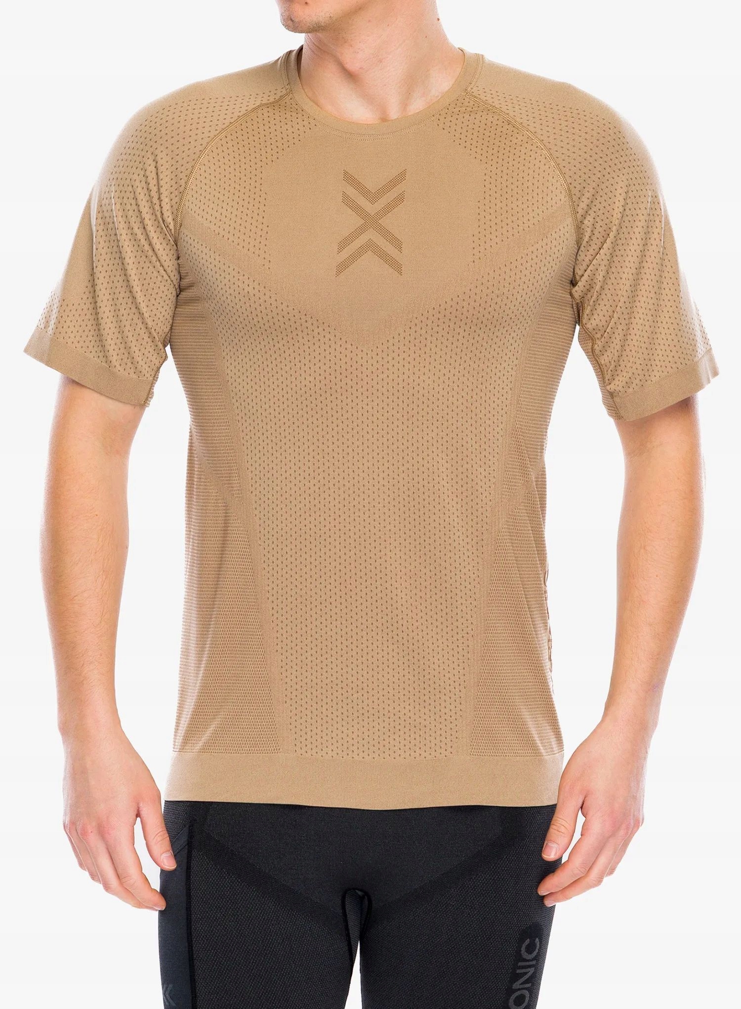 Běžecké tričko X-bionic Xceed Run Shirt S/s sand/dark sand L