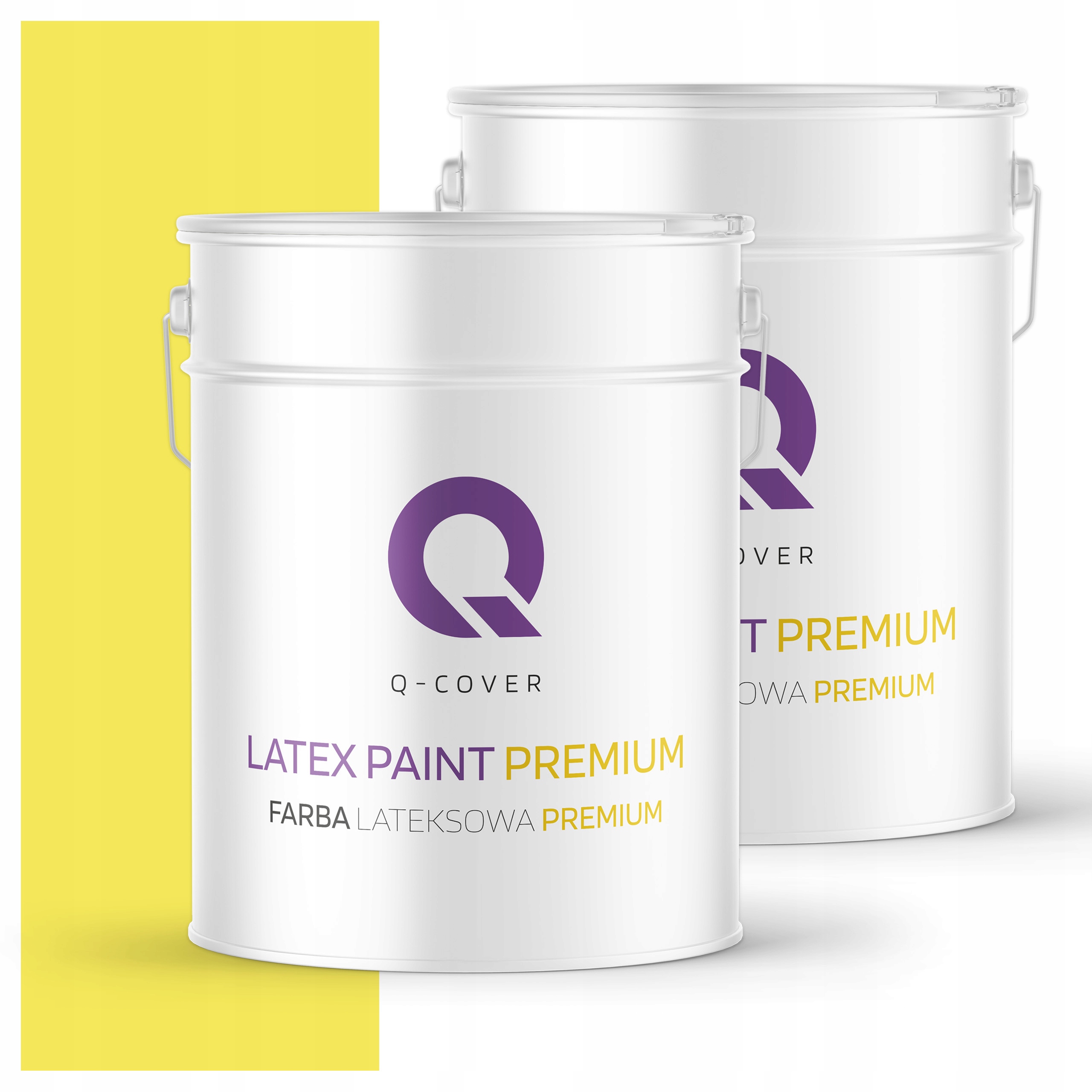 Farba odolná voči škvrnám Umývateľná na steny stropov 10L Hlboká matná citrónová