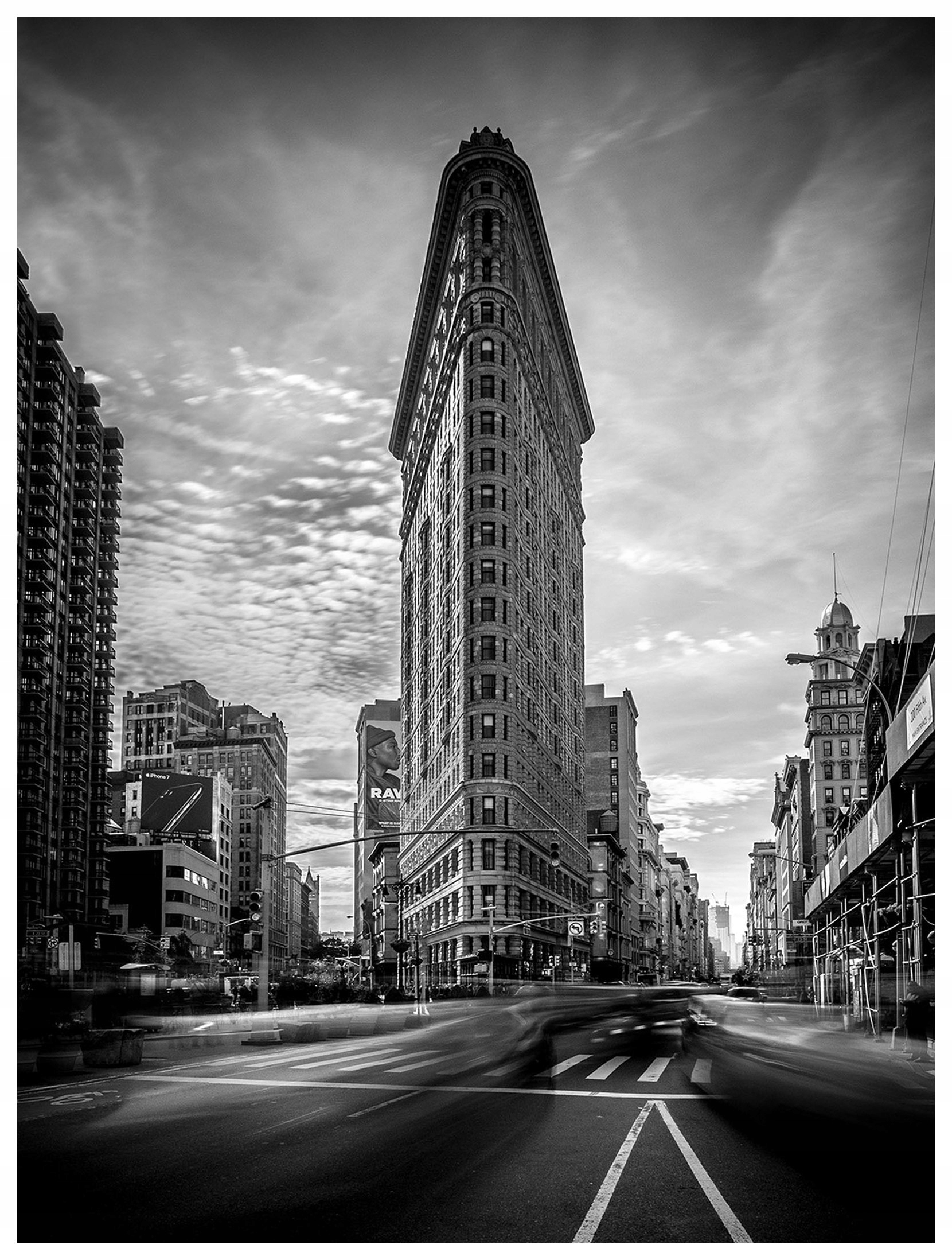 Fototapeta Flatiron New York černobílá vinylová 184x254 lepidlo