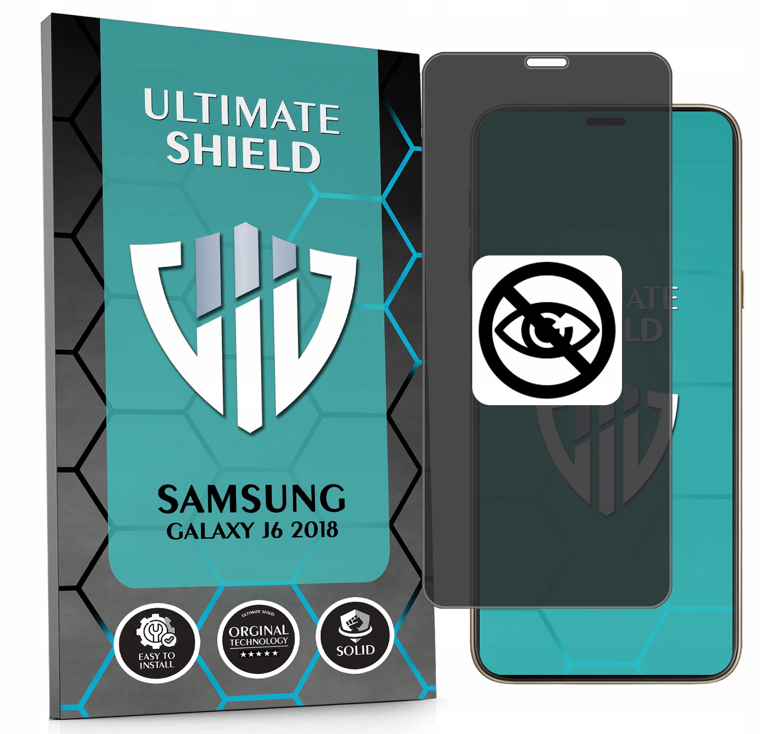 Sklo 5D Privacy Private Anti-spy Pro Samsung Galaxy J6 2018 Hydrogelové
