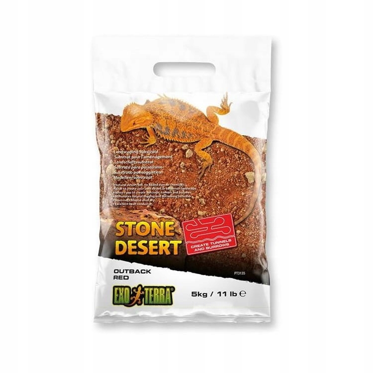 Exo Terra Stone Desert Glina piasek Red 20 kg