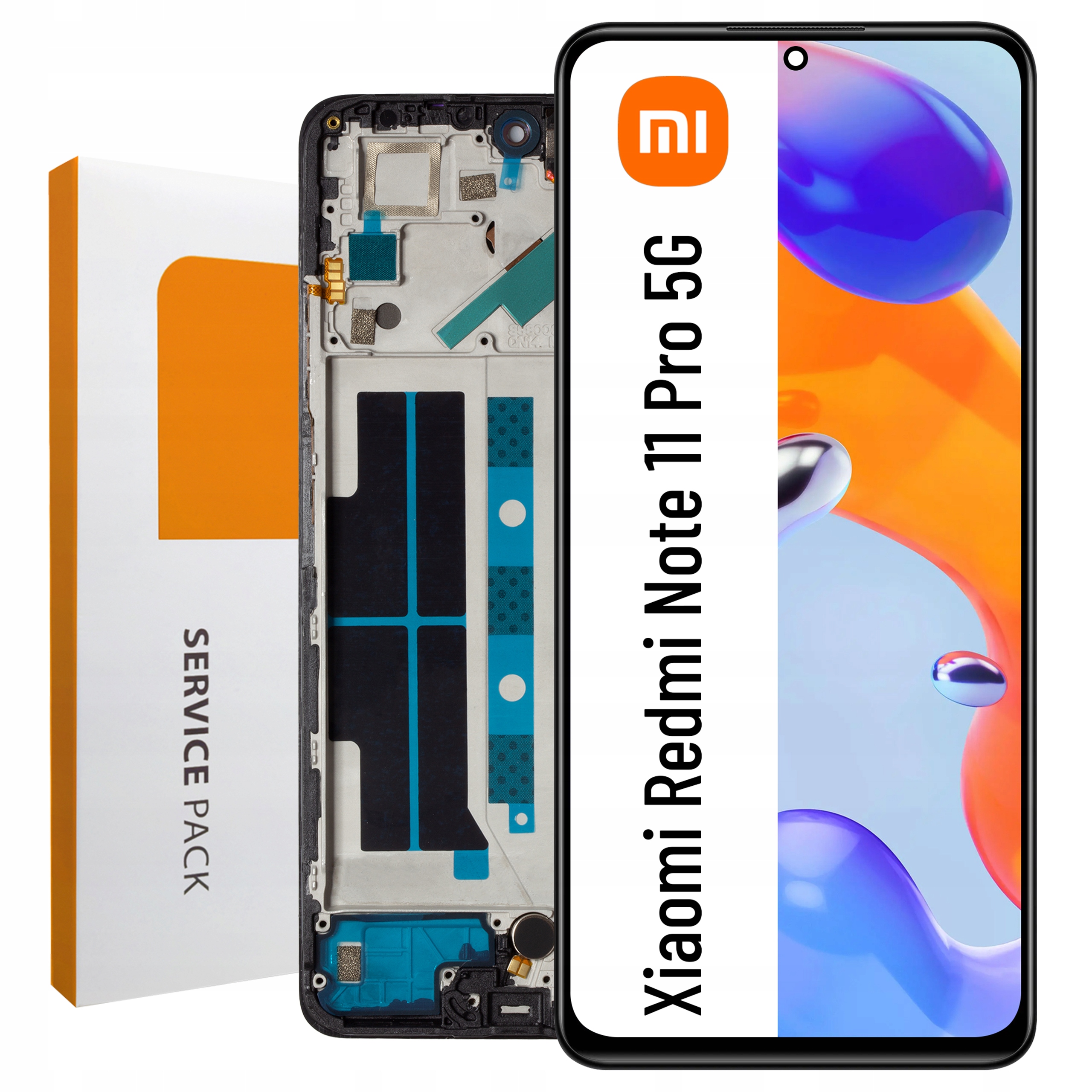 21091116I 2201116SG LCD pro Redmi Note 11 Pro 5G Rámeček Matrix Originál Zila