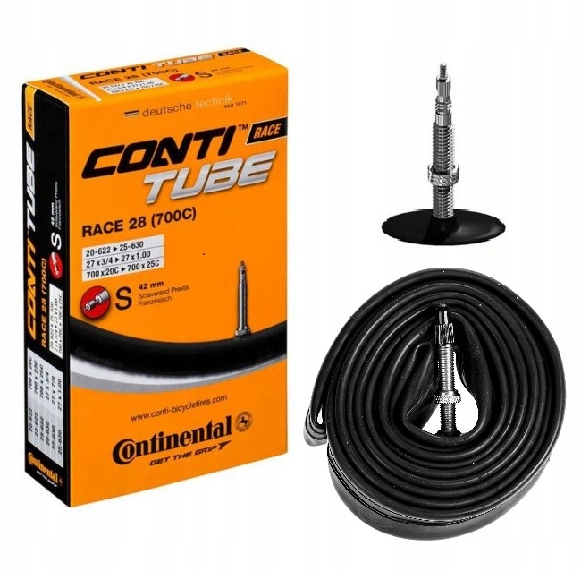 

Dętka Continental Race Szosowa 28 700x18 Sv Presta