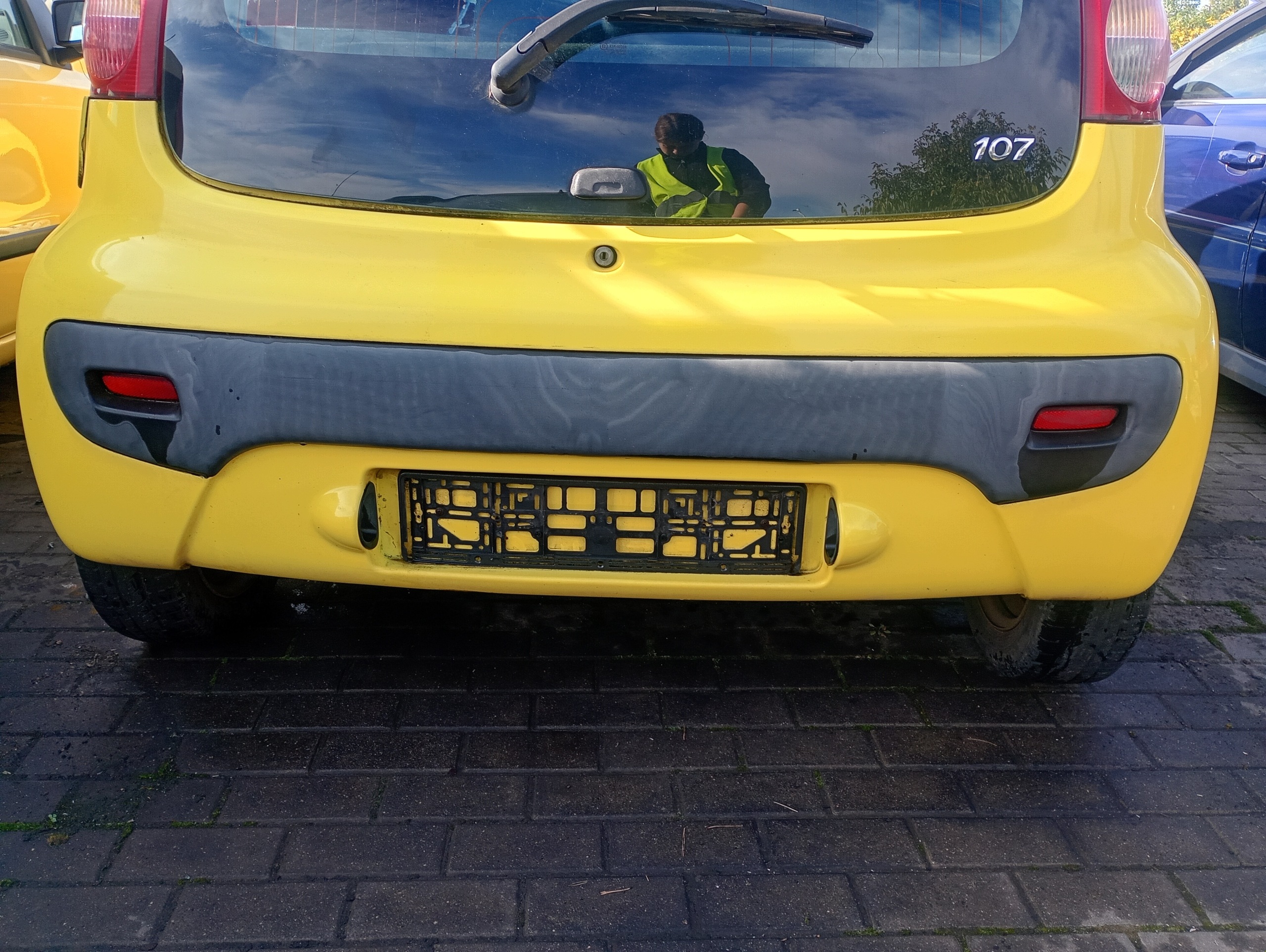 bumper rear rear part Peugeot 107 05-08 code lakieru KBL