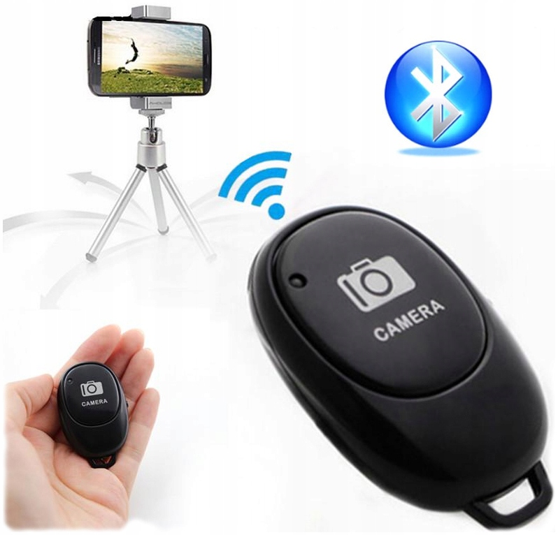 PILOT BLUETOOTH do SELFIE AB Shutter 3 WYZWALACZ iOS Android Stan opakowania oryginalne