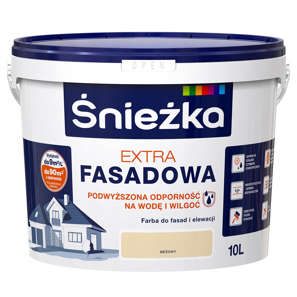 

Elewacyjna Śnieżka Extra Fasadowa Beżowy 10L