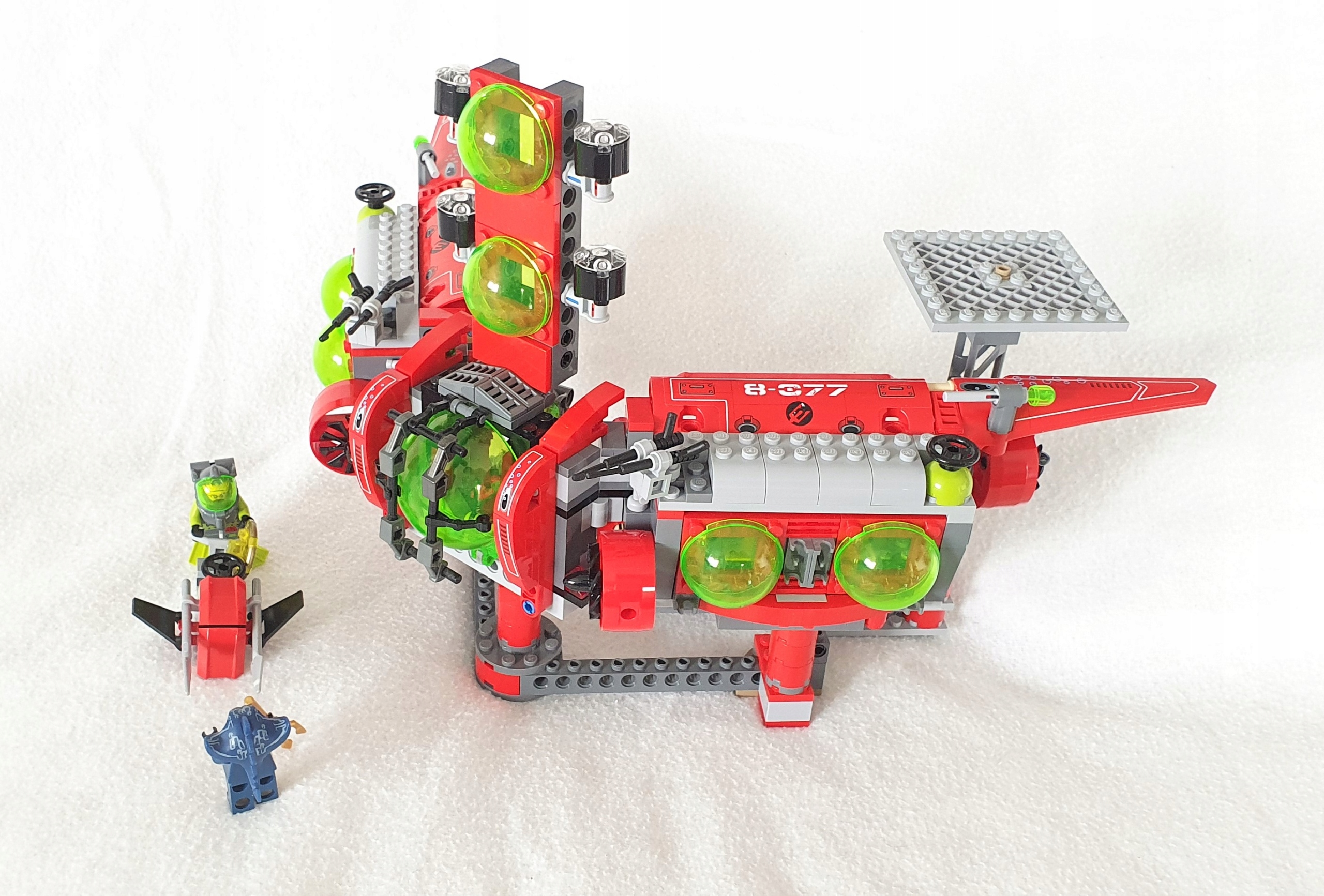 -- LEGO Atlantis 8077: Exploration HQ 100% +ins Marka LEGO