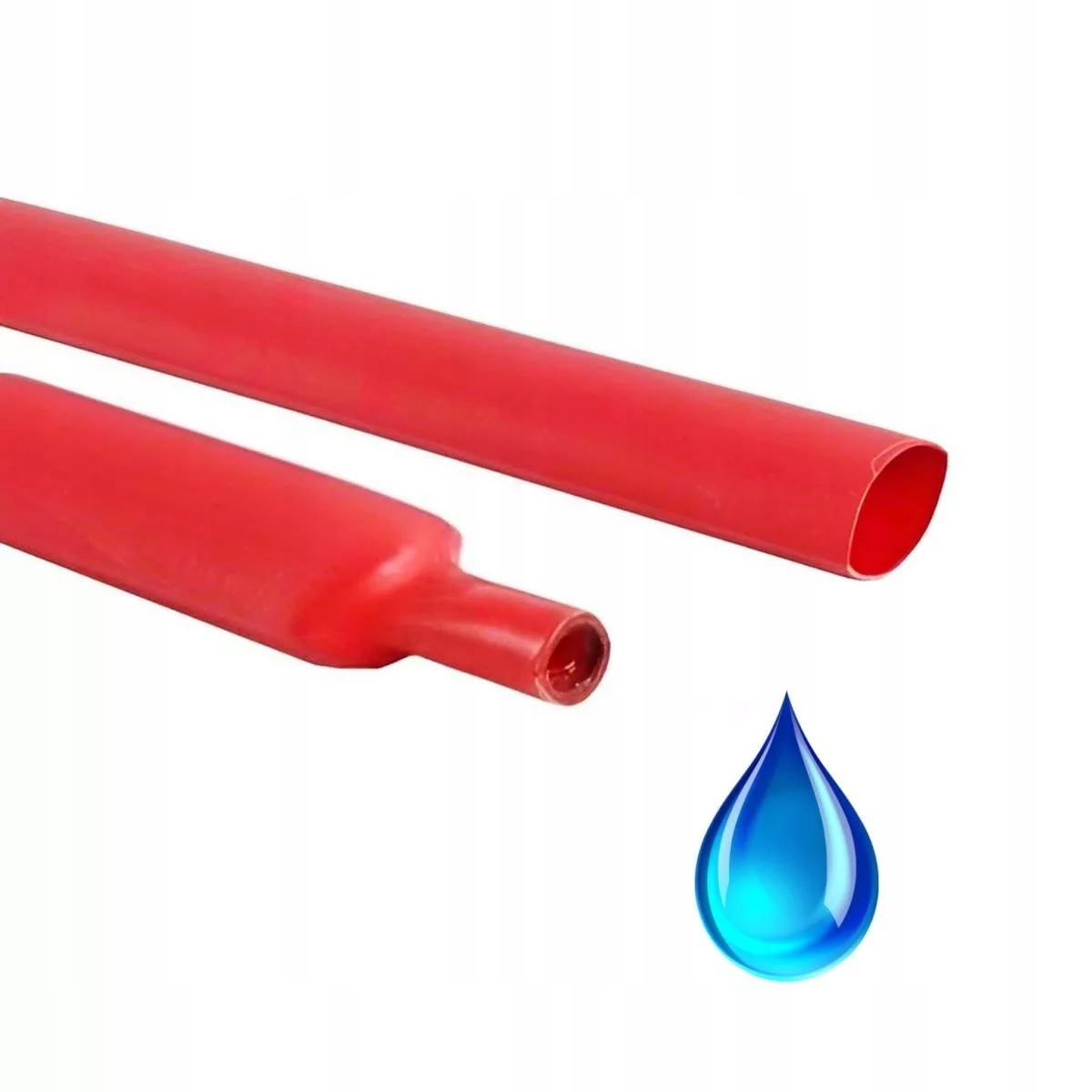 Rurka 3,2mm termokurczliwa z klejem Czerwony Nazwa 1235RF