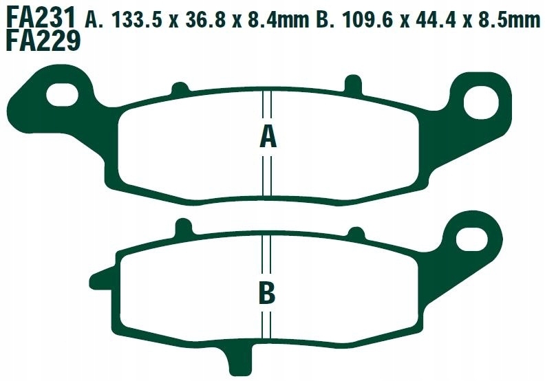 EBC KLOCKI HAMULCOWE KAWASAKI KLE 650 VERSYS PRZÓD Producent EBC