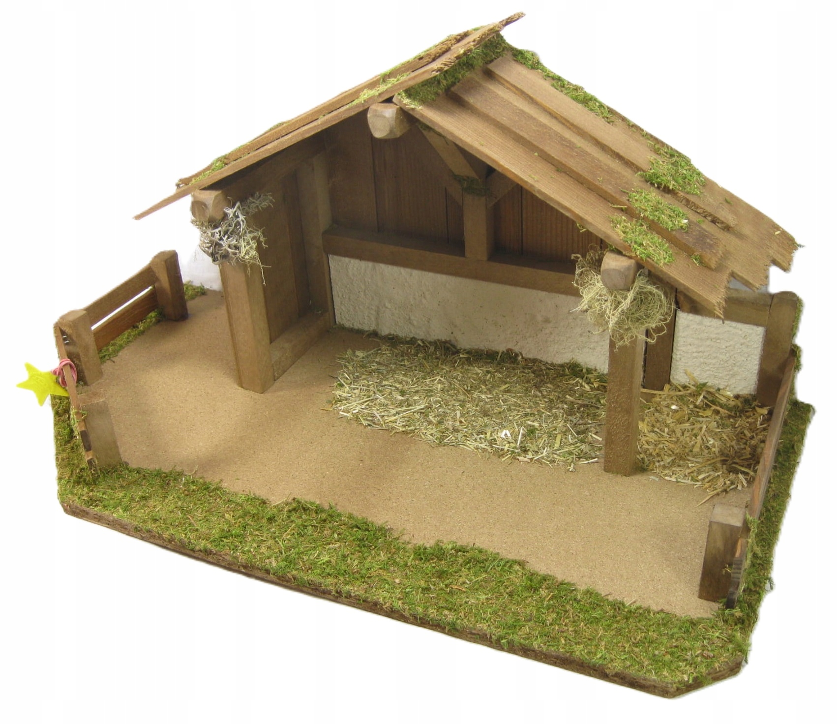 Vianočný Betlehem 48x25x25 cm, pre postavy 10 cm