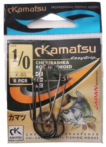 Haczyki Kamatsu Czeburaszka Round Forged roz. 1/0