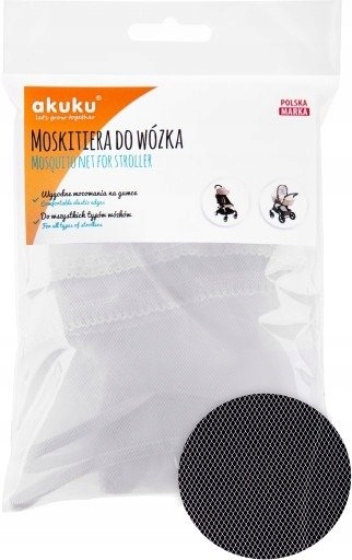 

Akuku Moskitiera Uniwersalna na Wózek Biała A0445