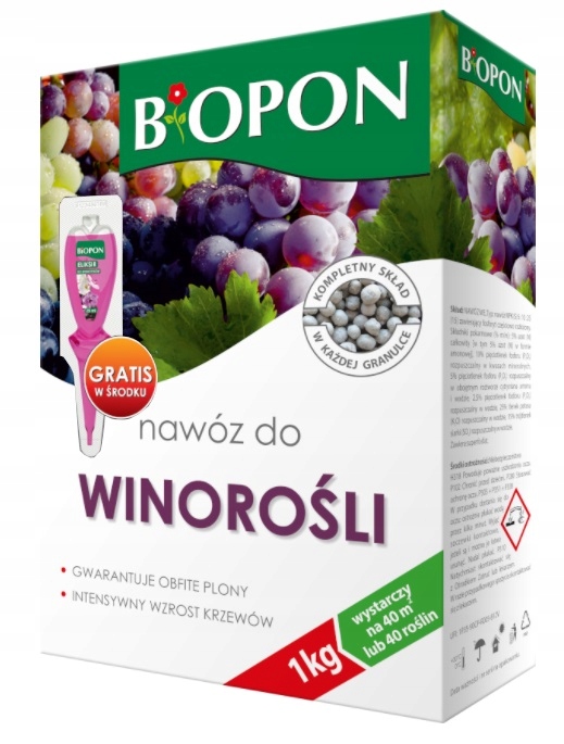 

Biopon nawóz do winorośli granulat 1kg