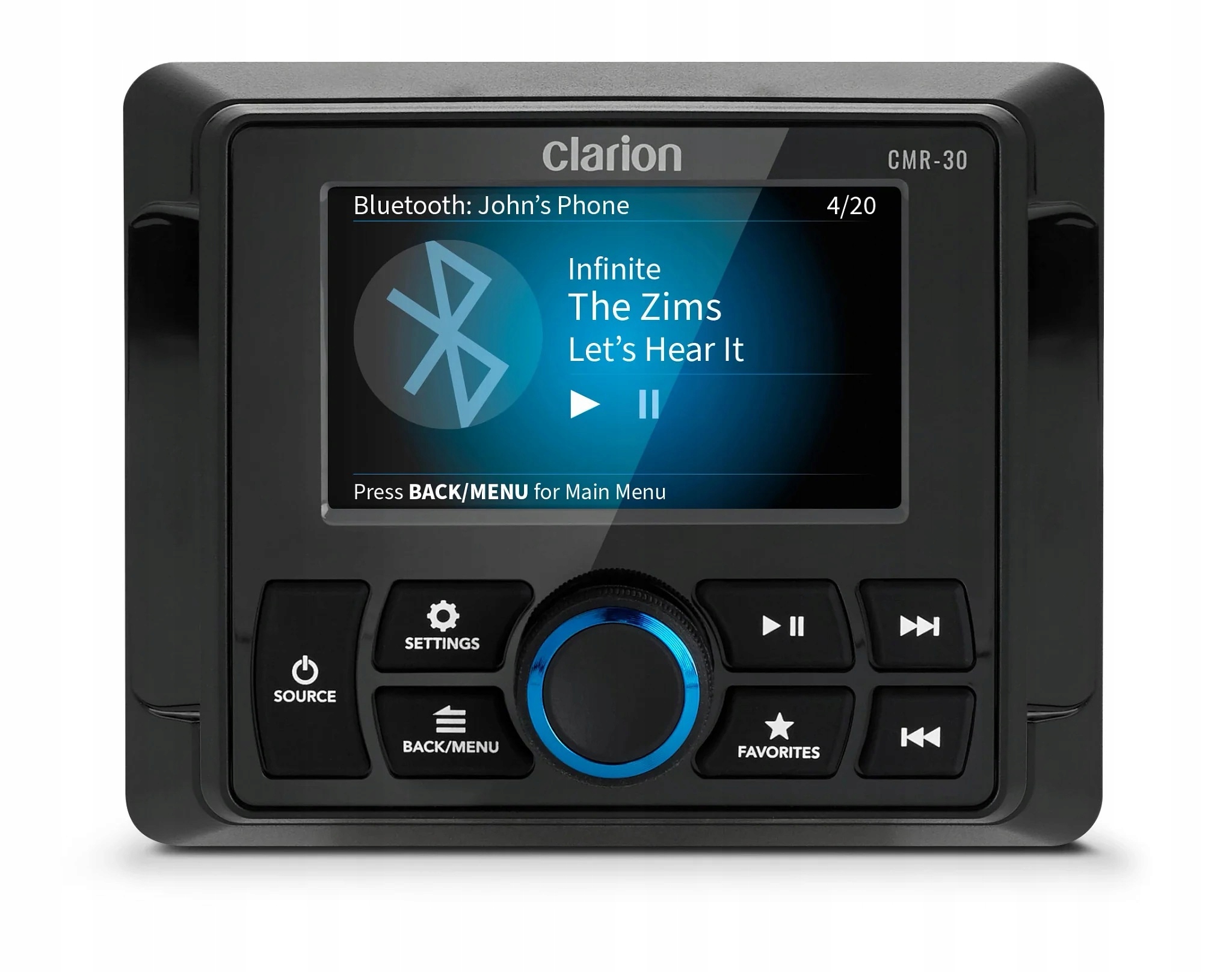 Clarion CMR-30 Dálkové ovládání pro námořní rádio CMM-20 CMM30 CMM30BB (010-03228-00)
