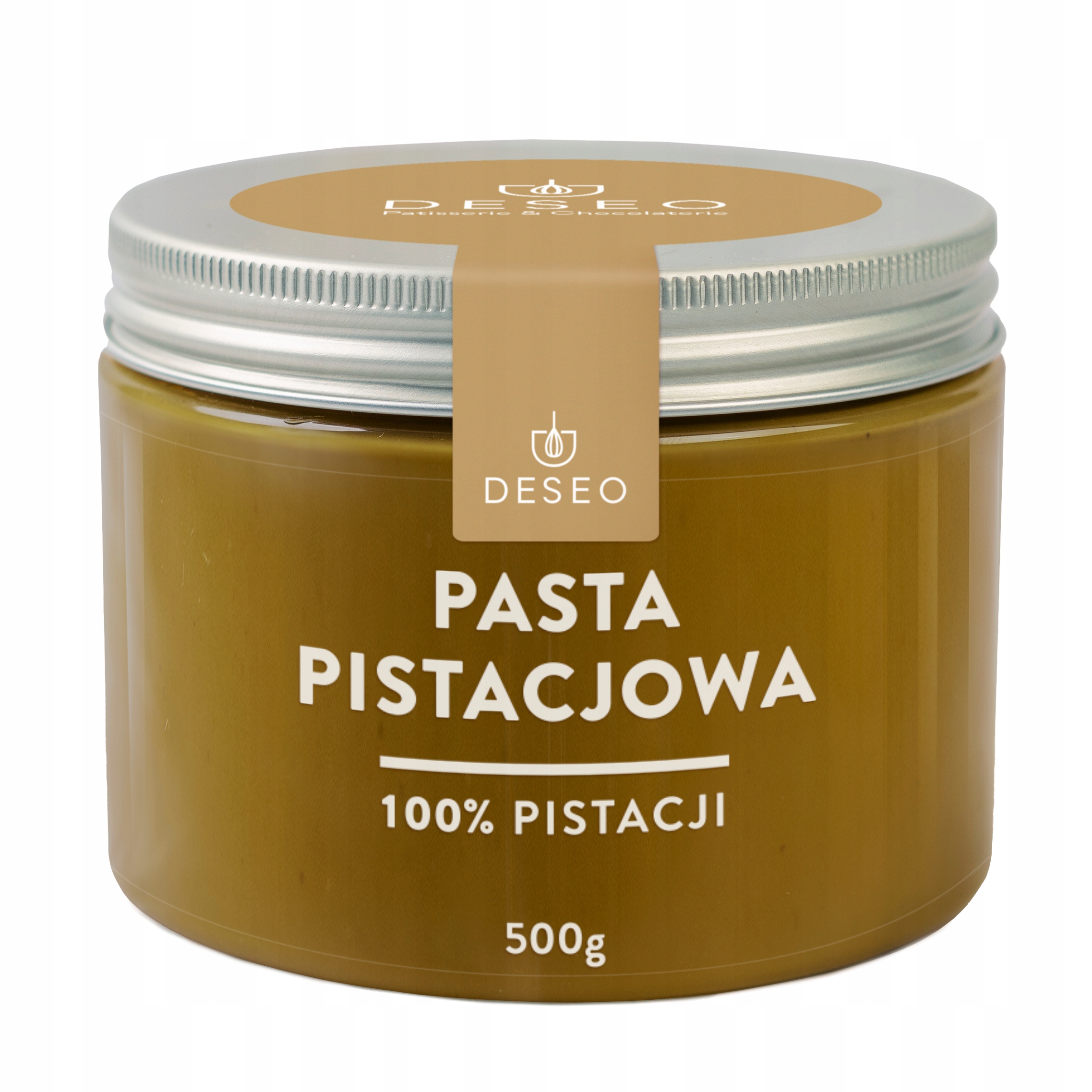 Levně Pistáciová pasta 100% 500 g Deseo Pistáciová Pasta