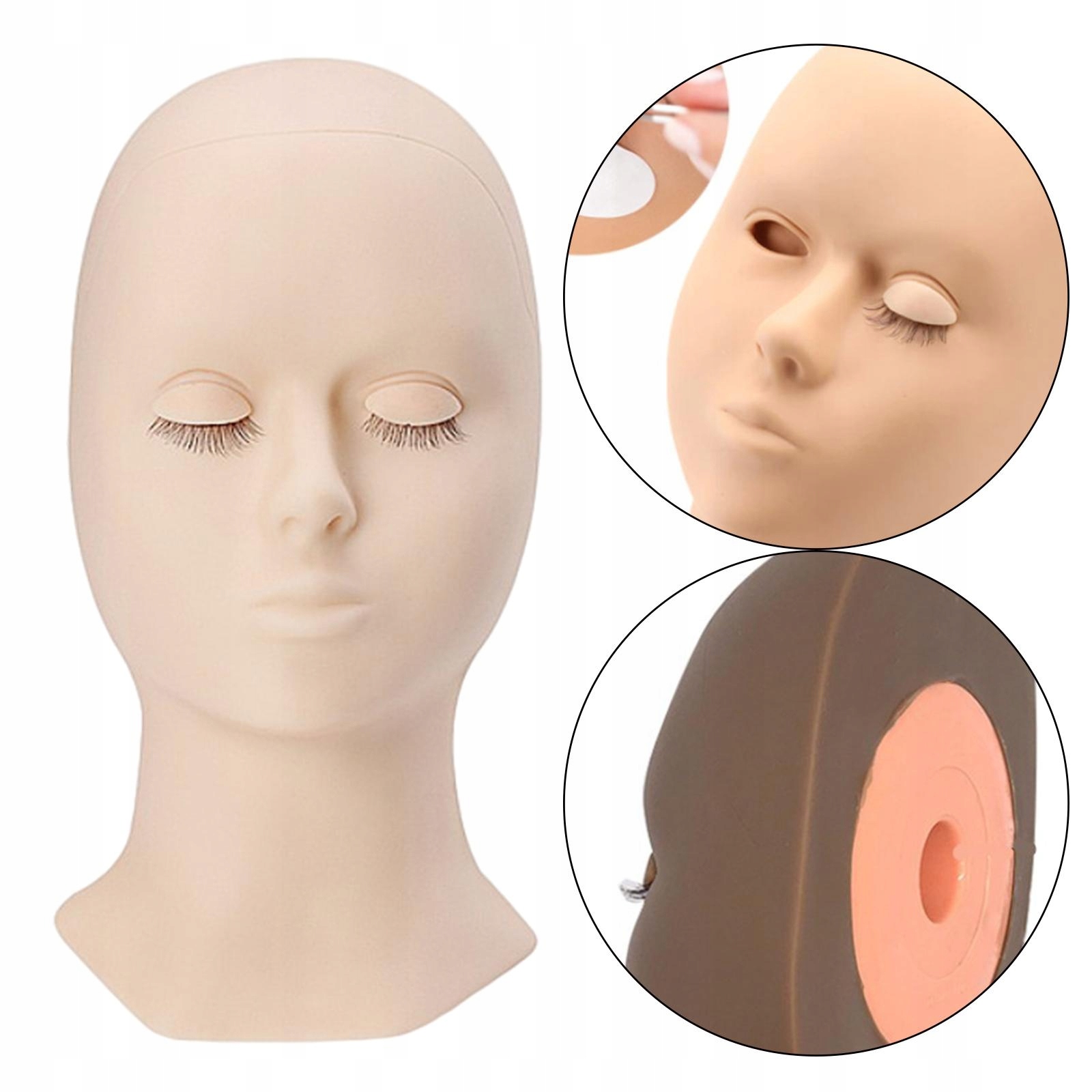 Ćwicz model głowy przedłużanie rzęs do Kod producenta Allony-62037049