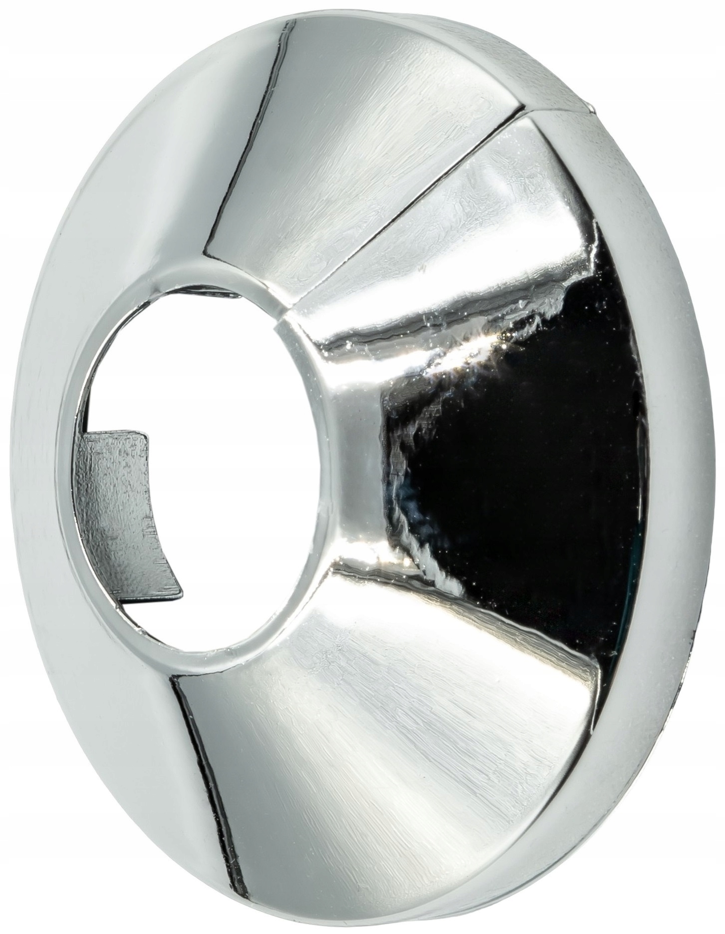 ROZETA ROZETKA POJEDYŃCZA CHROM MASKOWNICA RUR 28mm DZIELONA CHROMOWANA